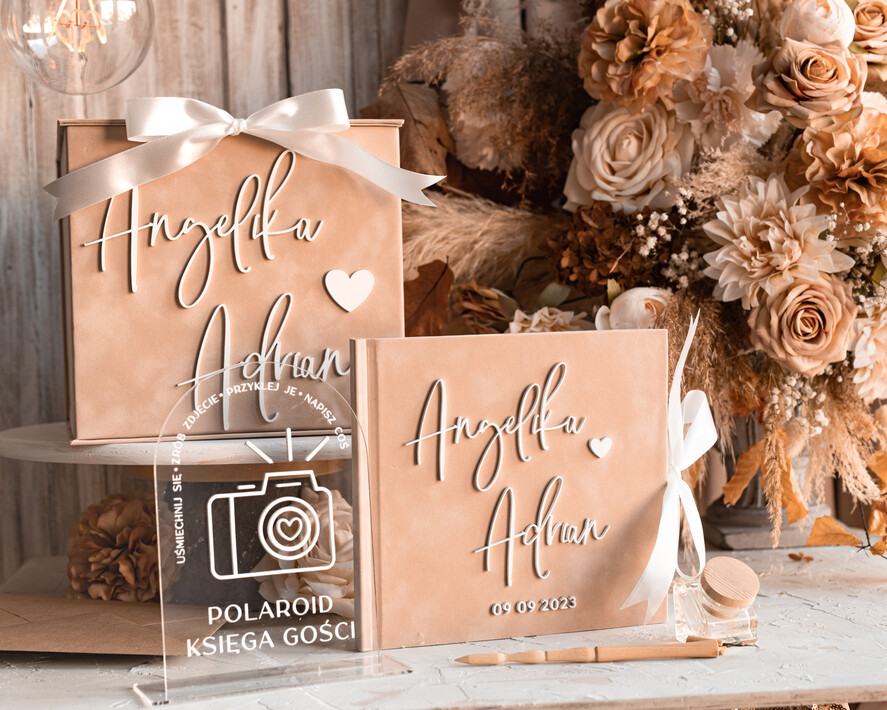 Pudełko na koperty  glamour welurowe pudełko na pieniądze ślub i wesele, eleganckie pudełko na pieniądze, prezent dla młodej pary kopertówka na pieniądze, beżowe pudełko na koperty 4