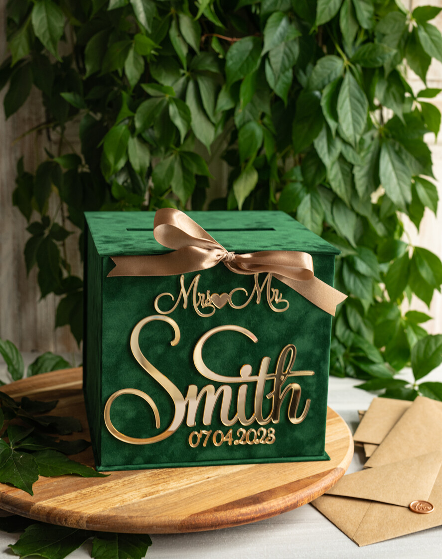 Pudełko na koperty  glamour pomysł na pudełko na pieniądze ślub i wesele, eleganckie pudełko na pieniądze, prezent dla młodej pary kopertówka na pieniądze4