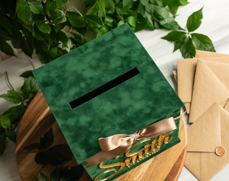 Pudełko na koperty  glamour pomysł na pudełko na pieniądze ślub i wesele, eleganckie pudełko na pieniądze, prezent dla młodej pary kopertówka na pieniądze2