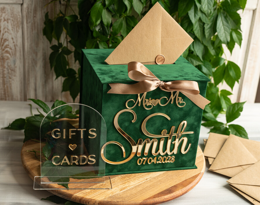 Pudełko na koperty  glamour pomysł na pudełko na pieniądze ślub i wesele, eleganckie pudełko na pieniądze, prezent dla młodej pary kopertówka na pieniądze0