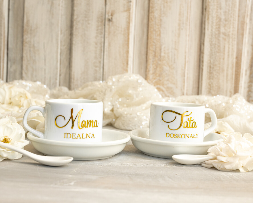 Prezenty, Podziękowania dla Rodziców zestawy prezentowe kubki filiżanki Ślubne Podziękowania dla Rodziców, zestaw prezentowy filiżanki dla Rodziców od Młodej Pary, Box presonalizowana statuetka podziękowania 4