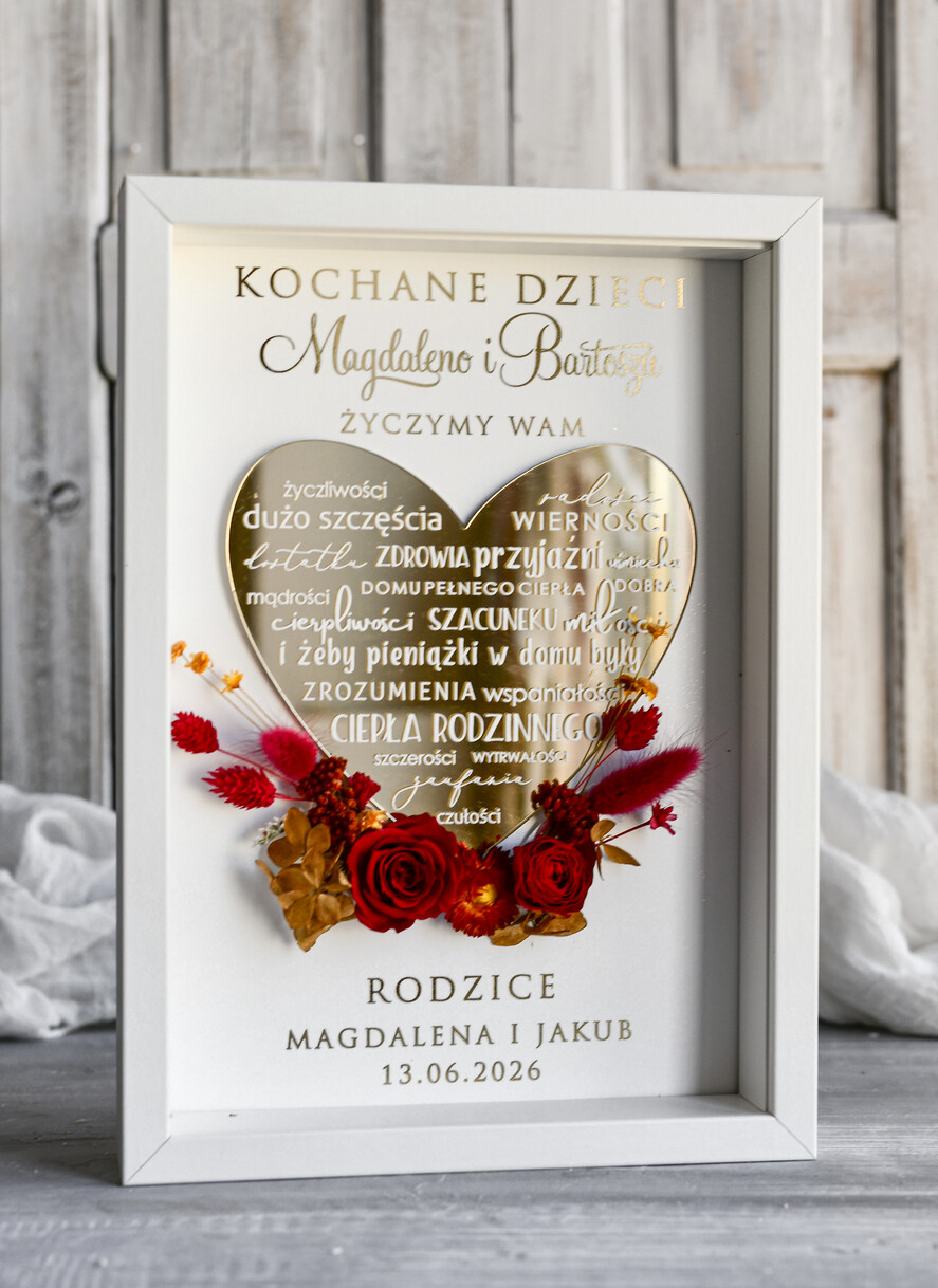 Przysięga Małżeńska  Błogosławieństwo od Rodziców Błogosławieństwo od Rodziców błogosławieństwo od Rodziców dla pary młodej wydruk na złotym sercu5