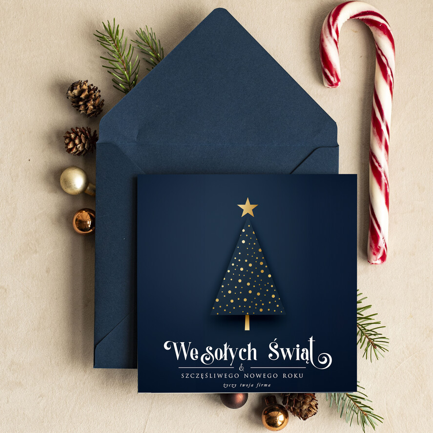 Kartki świąteczne z logo firmy Retro/nowoczesne karnety bożonarodzeniowe biznesowe kartki świąteczne z Twoim logo, świąteczne kartki dla firm z logo, kartki świąteczne dla pracowników karnety bożonarodzeniowe0