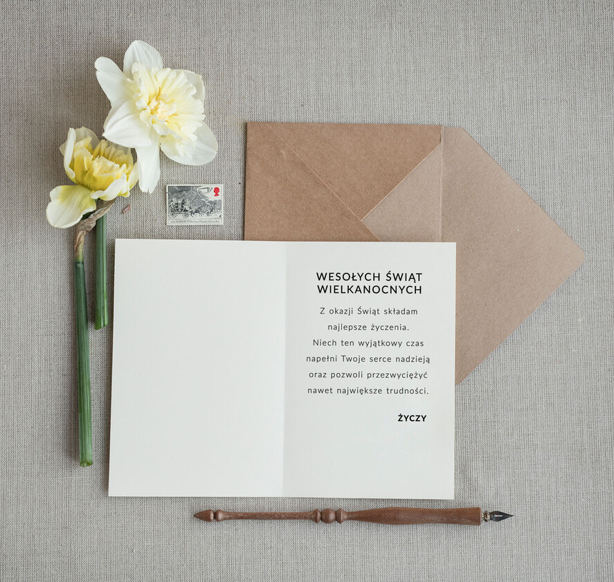 Kartki Wielkanocne kartki wielkanocne  piękne kartki Wielkanocne ręcznie robiona kartka Wielkanocna z własnymi życzeniami   1