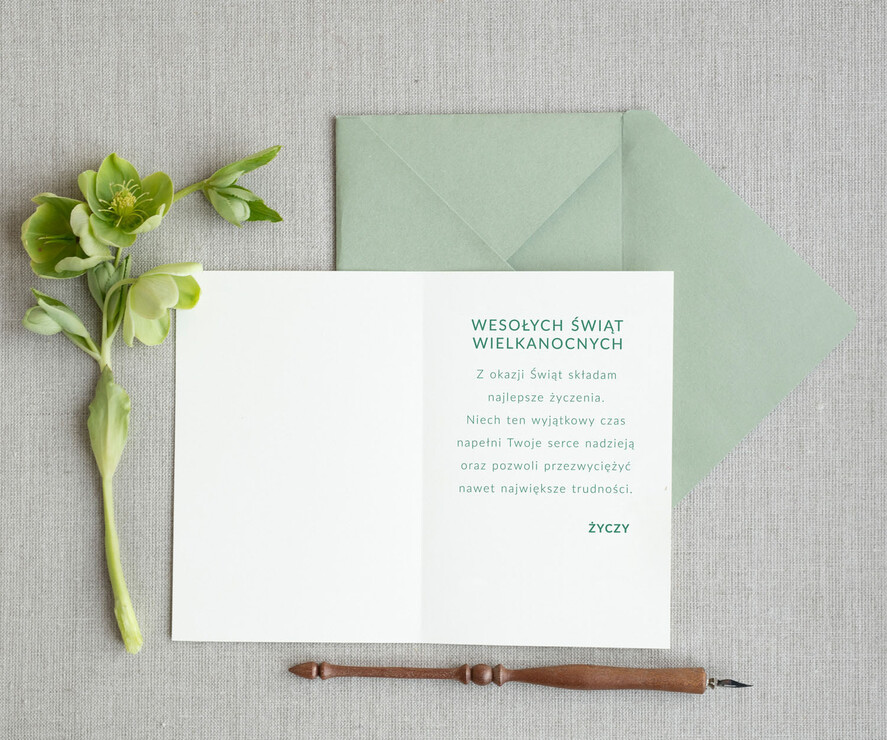 Kartki Wielkanocne kartki wielkanocne  piękne kartki Wielkanocne personalizowana kartka na Wielkanoc z własnymi życzeniami2