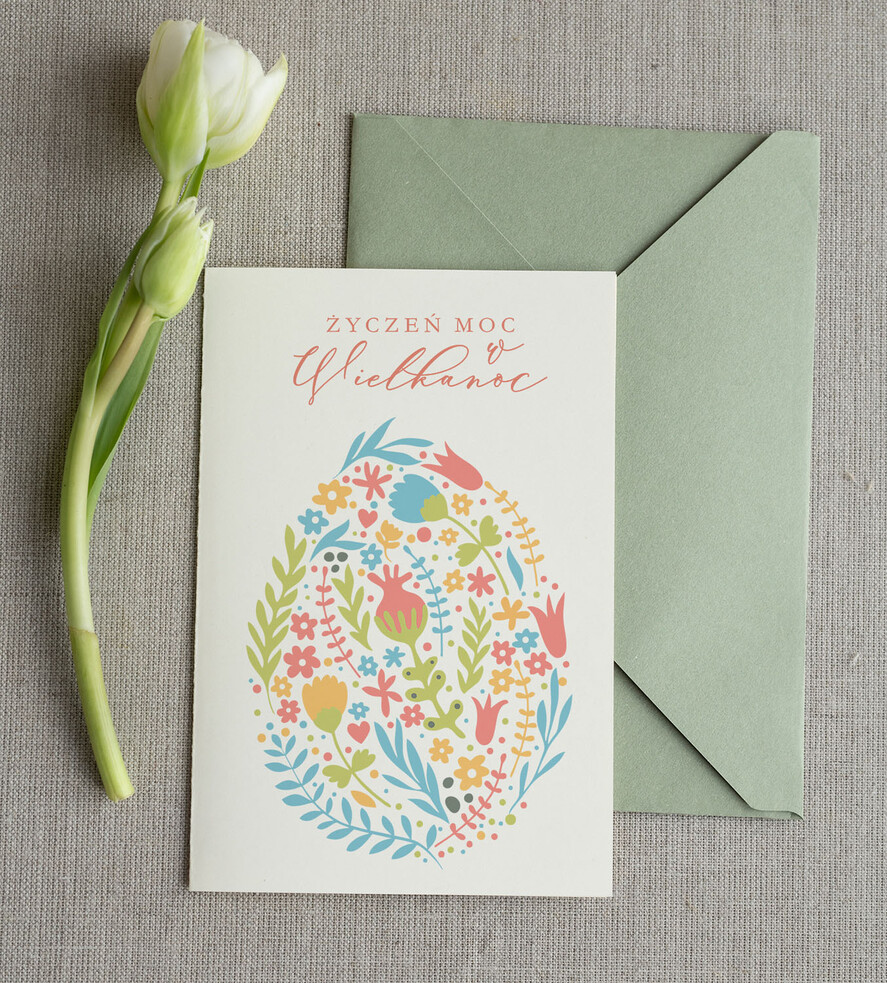 Kartki Wielkanocne kartki wielkanocne  kolorowe kartki na Wielkanoc personalizowana kartka na Wielkanoc  0