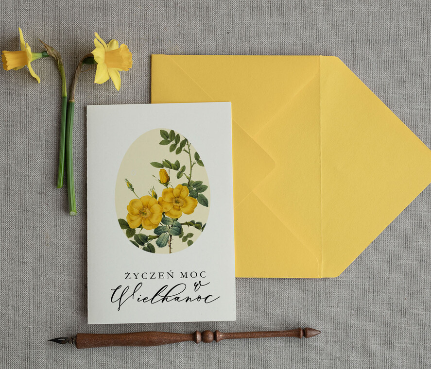 Kartki Wielkanocne kartki wielkanocne  piękne kartki Wielkanocne ręcznie robiona kartka na Wielkanoc z kolorową kopertą 0