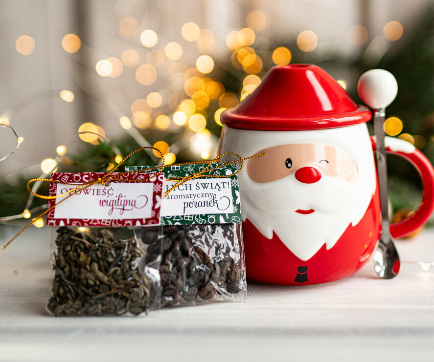 Prezenty oferta dla Firm kubki, filiżanki, kubki termiczne świąteczny kubek dla pracowników, upominki firmowe z ligo firmy, prezent od firmy na święta, kubek z mikołajem na prezent dla pracowników2