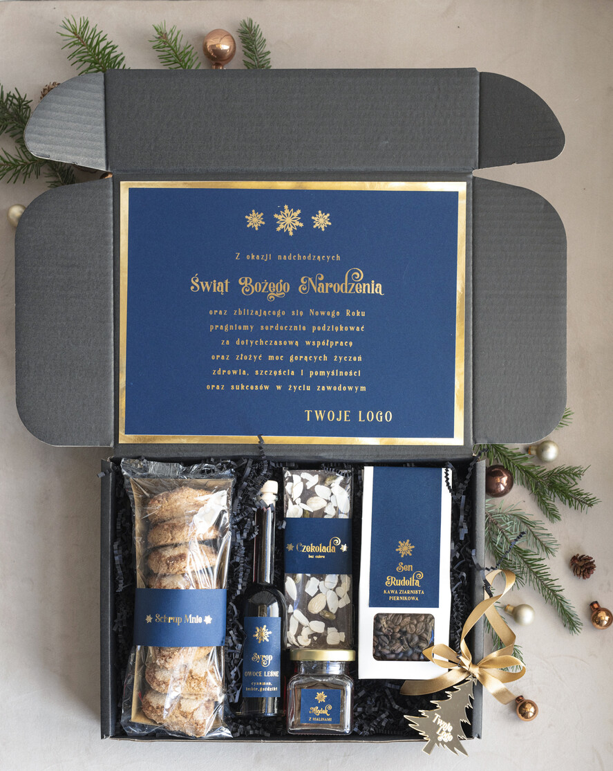 Prezenty oferta dla Firm słodkie zestawy  kosze prezentowe dla firm, prezenty biznesowe  z kawą i herbatą, upominki na święta dla pracowników i kontrahentów, personalizowane prezenty firmowe, zestawy świąteczne z logo4