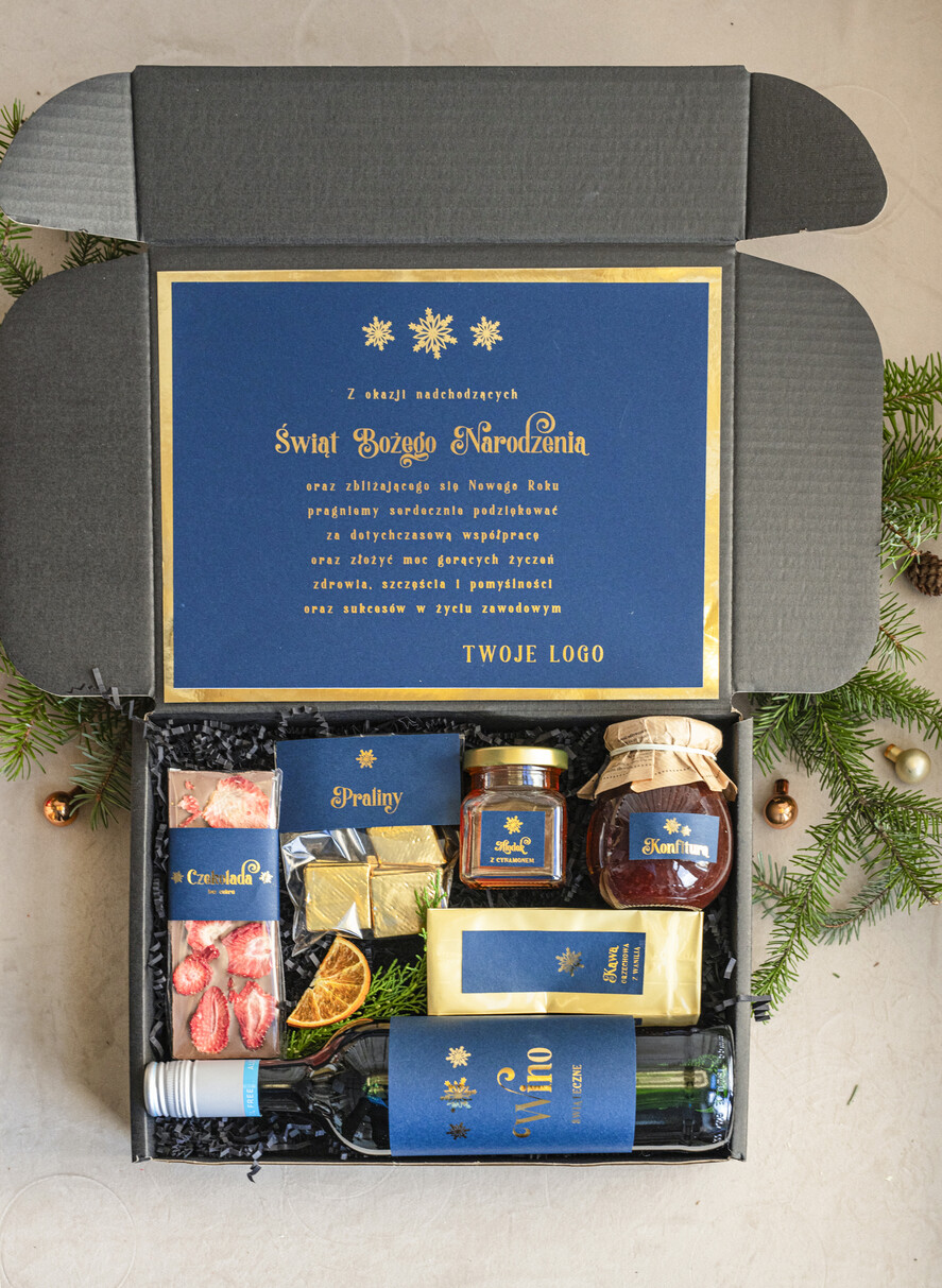 Prezenty oferta dla Firm słodkie zestawy  kosze prezentowe dla firm, prezenty biznesowe  z kawą i herbatą, upominki na święta dla pracowników i kontrahentów, personalizowane prezenty firmowe, zestawy świąteczne z logo1
