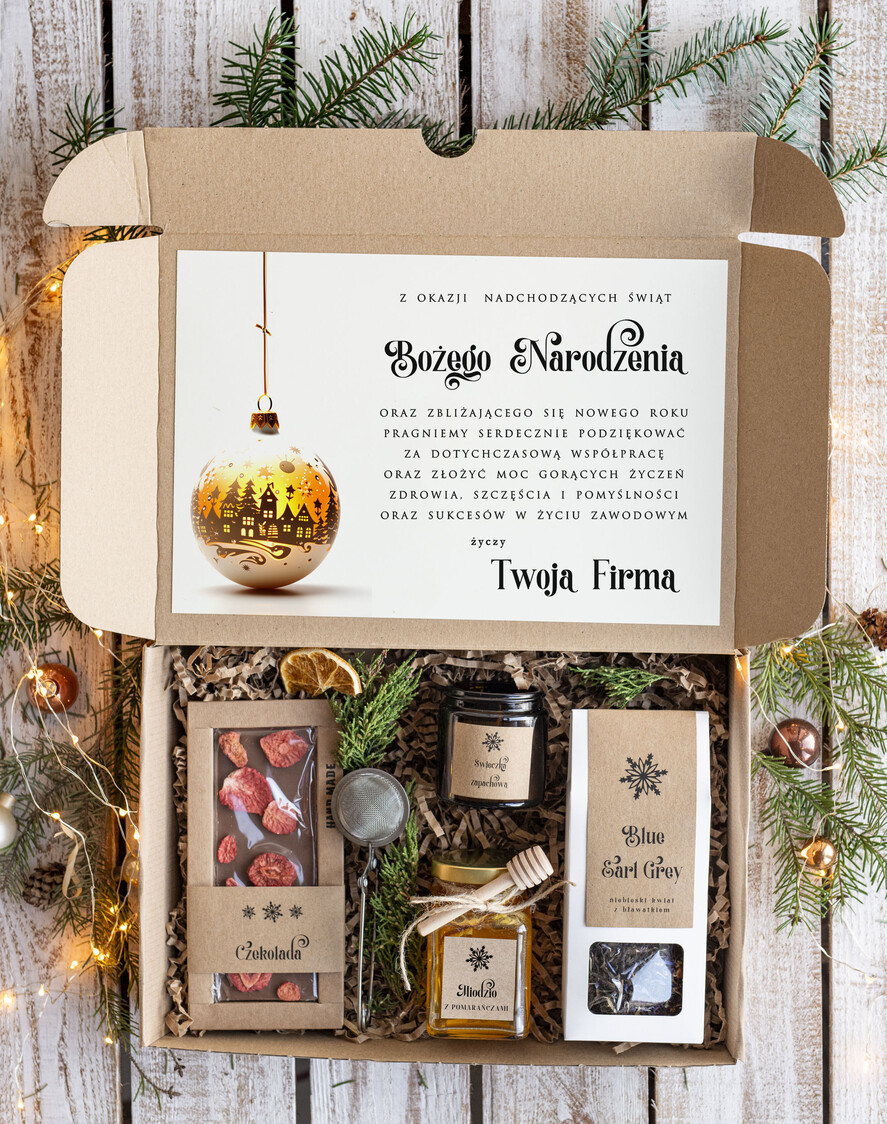 Prezenty oferta dla Firm słodkie zestawy  Oryginalne prezenty świąteczne dla pracowników prezenty bożonarodzeniowe z logo prezent świąteczny dla pracowników od firmy eleganckie prezenty dla klientów biznesowych 0