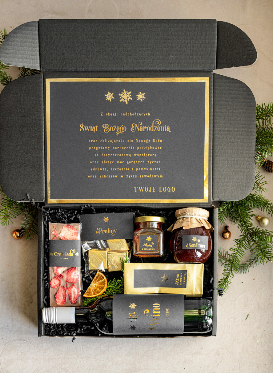 Prezenty oferta dla Firm słodkie zestawy  kosze prezentowe dla firm, prezenty biznesowe  z kawą i herbatą, upominki na święta dla pracowników i kontrahentów, personalizowane prezenty firmowe, zestawy świąteczne z logo0