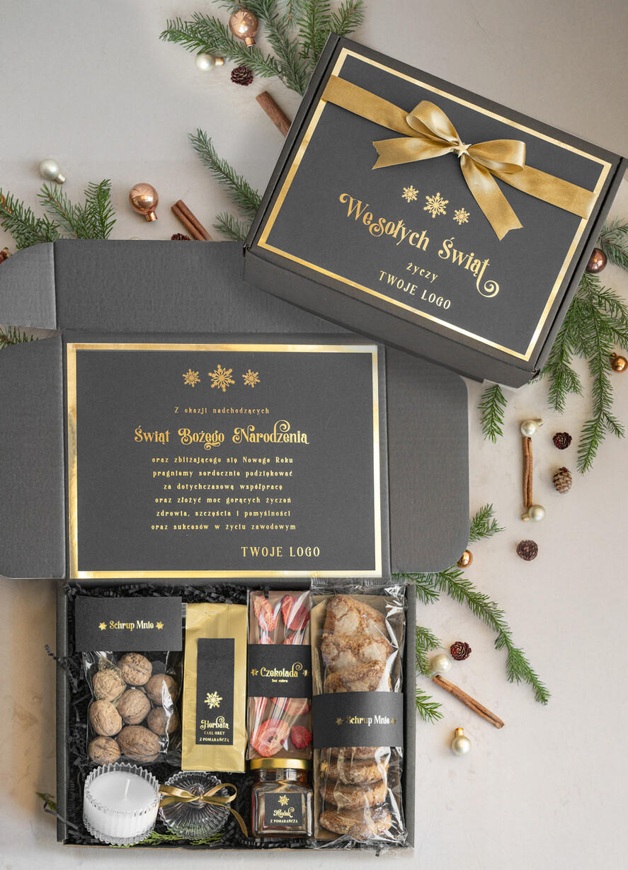 Prezenty oferta dla Firm słodkie zestawy  kosze prezentowe dla firm, prezenty biznesowe  z kawą i herbatą, upominki na święta dla pracowników i kontrahentów, personalizowane prezenty firmowe, zestawy świąteczne z logo0