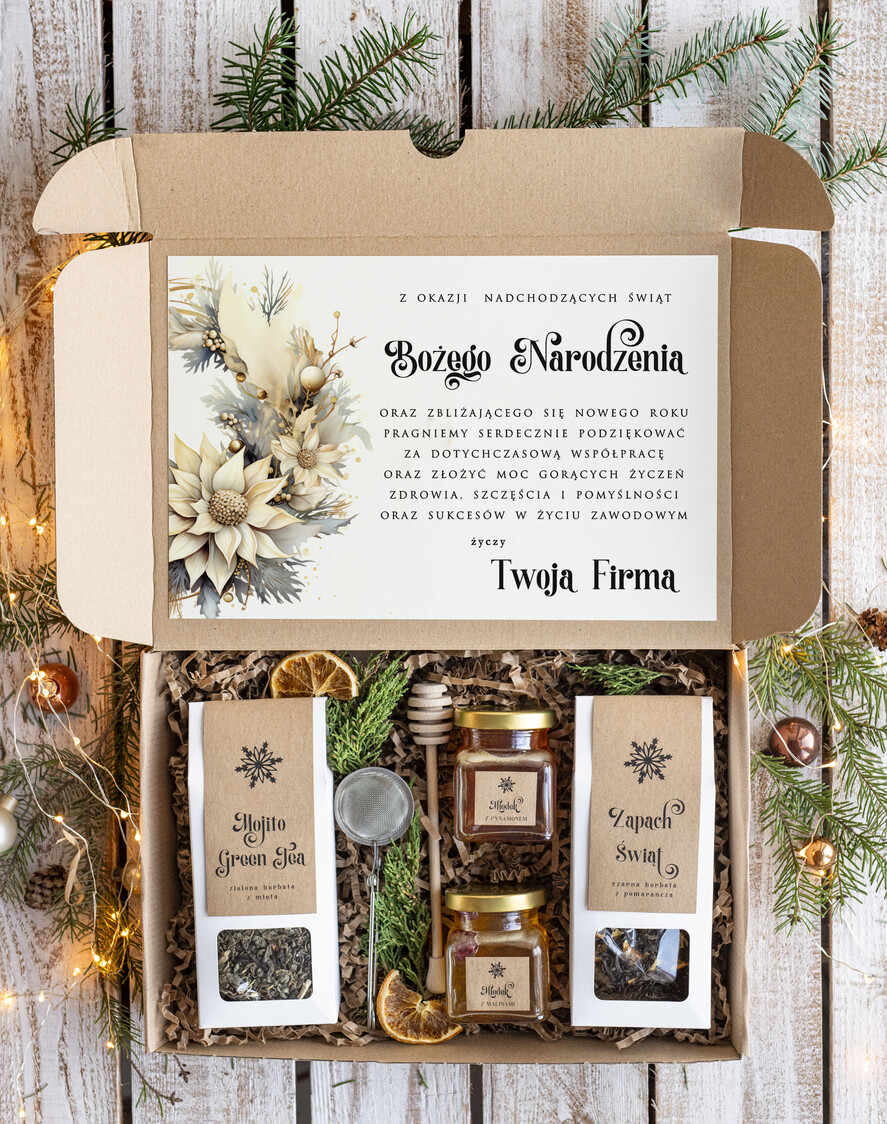 Prezenty oferta dla Firm słodkie zestawy  Oryginalne prezenty świąteczne dla pracowników prezenty bożonarodzeniowe z logo prezent świąteczny dla pracowników od firmy eleganckie prezenty dla klientów biznesowych0