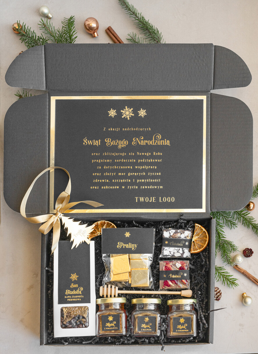 Prezenty oferta dla Firm słodkie zestawy  kosze prezentowe dla firm, prezenty biznesowe z kawą i herbatą, upominki na święta dla pracowników i kontrahentów, personalizowane prezenty firmowe, zestawy świąteczne z logo, firmowe upominki świąteczne0