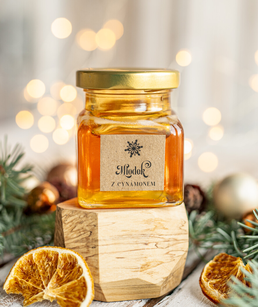 Prezenty oferta dla Firm kawa  herbata miód Miody na Prezenty na Boże Narodzenie dla klientów, bożonarodzeniowy prezent biznesowy dla firm herbata i miód, paczki na święta dla pracowników, upominek biznesowy box swiąteczny zestaw z logo 5