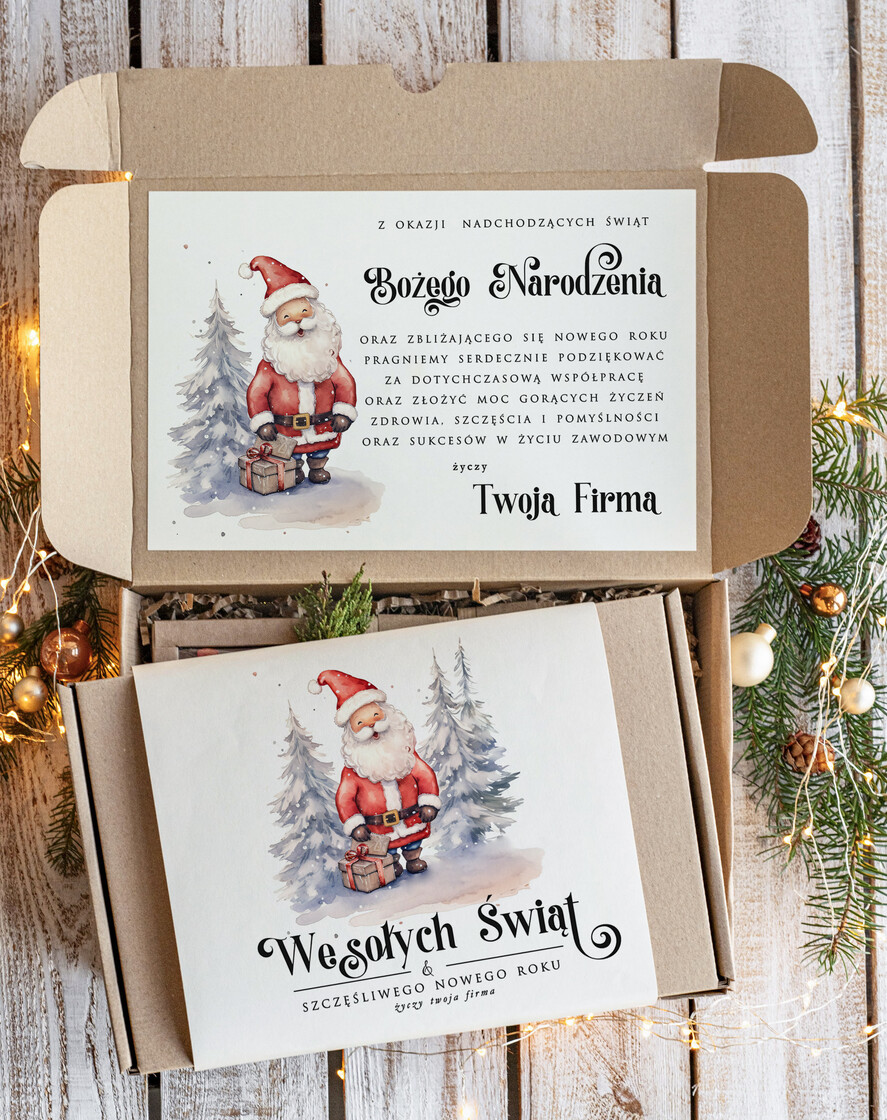 Prezenty oferta dla Firm kawa  herbata miód Prezenty świąteczne dla klientów biznesowych z kubkiem, eleganckie prezenty bożonarodzeniowe z miodami od firm z logo, prezent świąteczny dla pracowników1