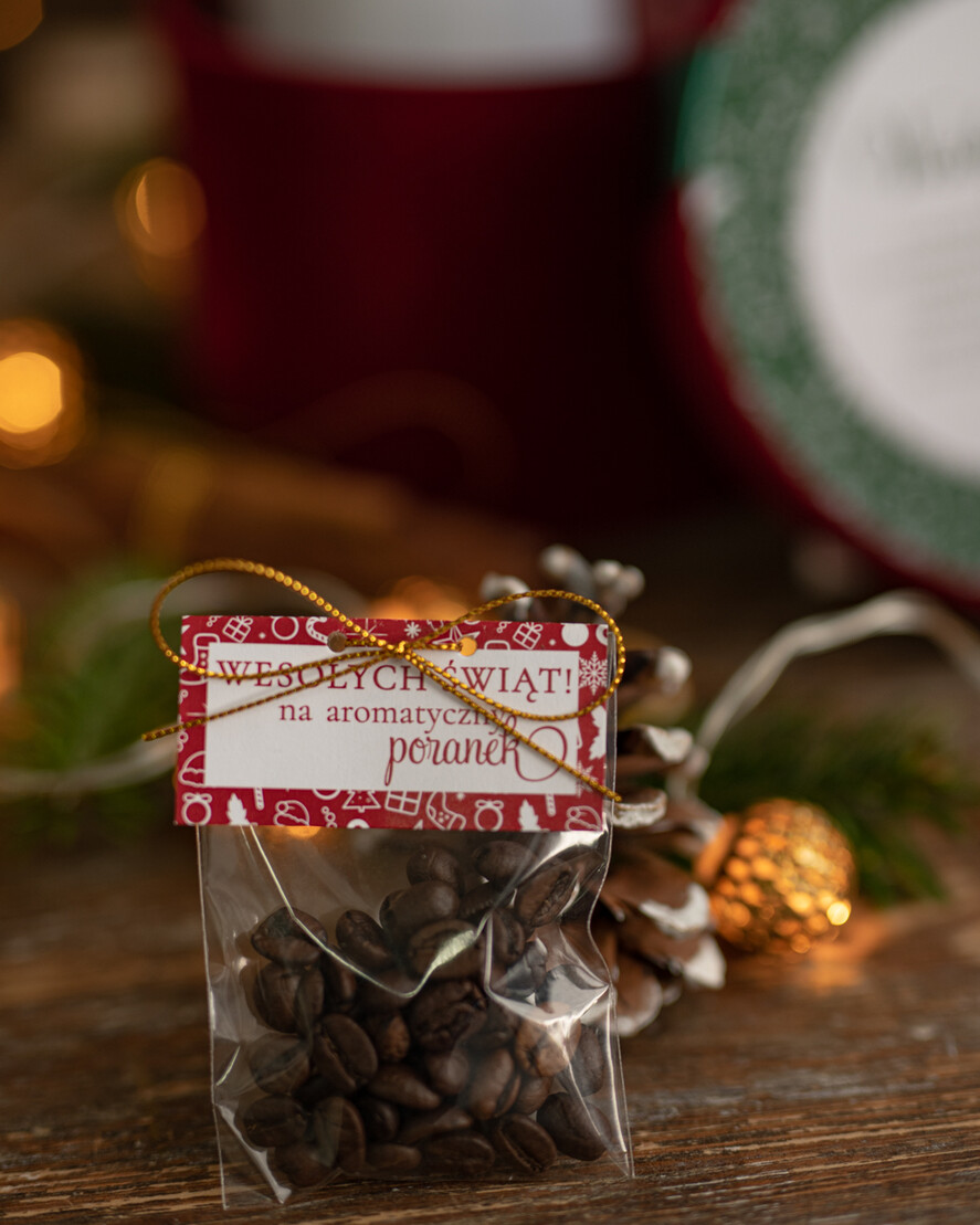 Prezenty oferta dla Firm kawa  herbata miód upominki na święta zestaw świąteczny dla firm welurowe pudełko z herbatą i kawą    3