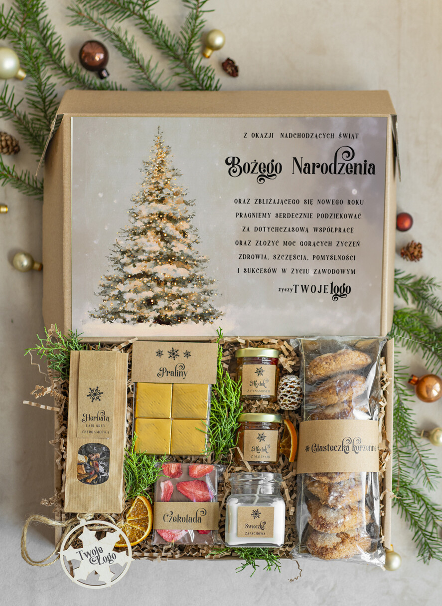 Prezenty oferta dla Firm kawa  herbata miód Prezenty dla klientów z logo firmy , prezenty biznesowe dla firm z kawą i herbatą, kosze boxy prezentowe1