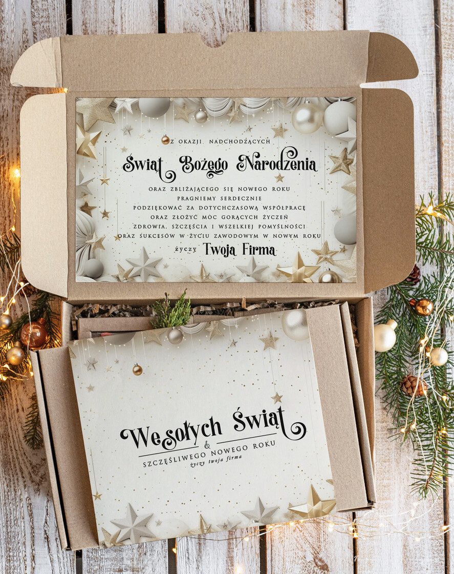 Prezenty oferta dla Firm kawa  herbata miód Prezenty na Boże Narodzenie dla klientów, bożonarodzeniowy prezent biznesowy dla firm z kawą i herbatą, paczki na święta dla pracowników, upominek biznesowy box swiąteczny zestaw z logo 1