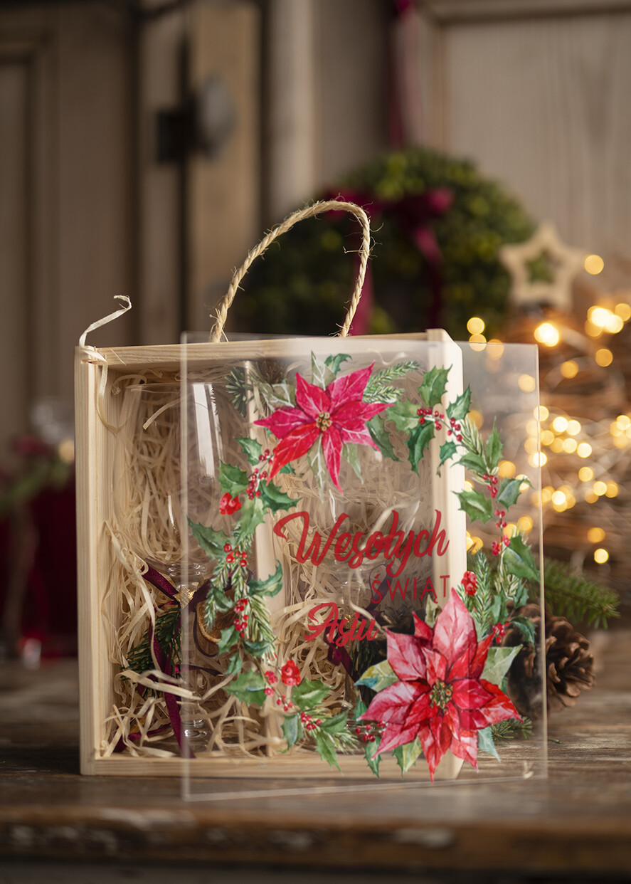 prezenty dla niej zestawy do grzańca pomysł na święta dla żony, kieliszek w zestawie z rozgrzewającym trunkiem2