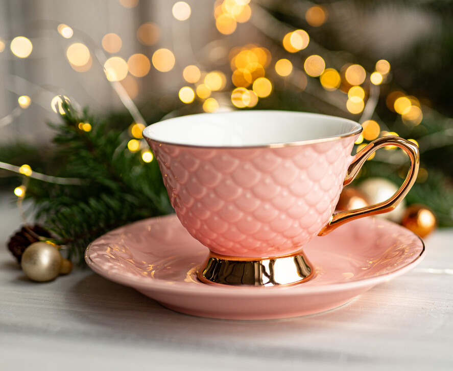 Prezenty indywidualne  zestawy z kubkiem i filiżanką praktyczny świąteczny dla niej pod choinkę, ciekawy prezenty dla mamy na swieta, box filiżanka i zestaw do kawy herbaty dla dziewczyny, bozonarodzeniowy prezent dla mamy4