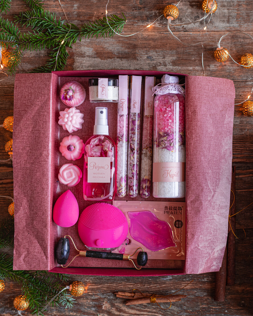 prezenty dla niej zestawy kosmetyczne  fajny prezent dla przyjaciółki na święta, Akcesoria kapielowo relaksujace4