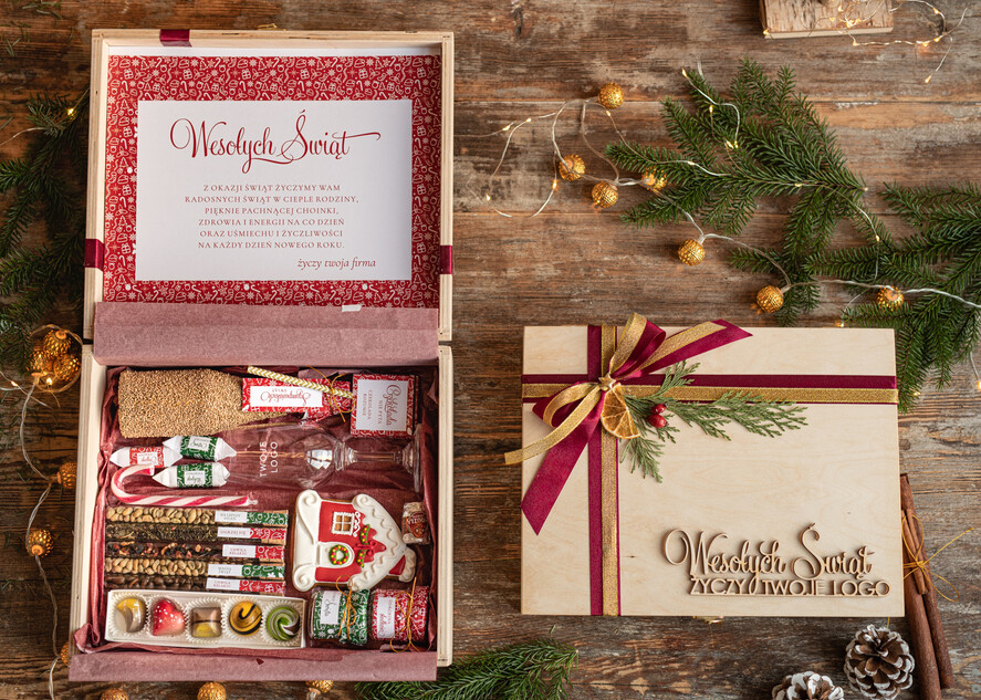 Prezenty oferta dla Firm ekskluzywne prezenty dla firm  Prezenty świąteczne dla klientów, ekskluzywny zestaw prezentowy6