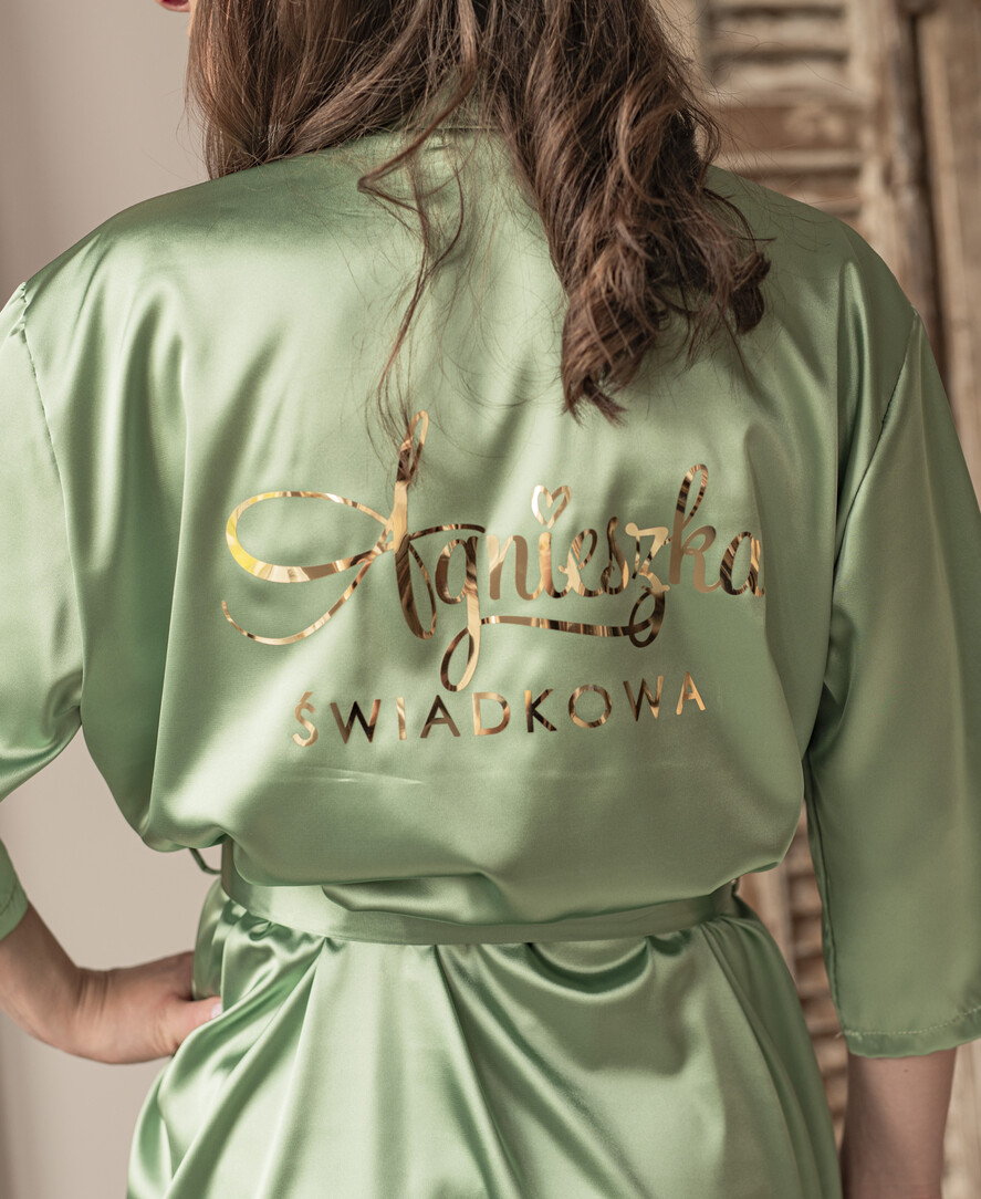 Prezenty dla świadków boxy prezentowe dla Świadkowej, prośba o świadkowanie  prezent dla świadkowej, pomysł na prezent dla świadkowej, Box prezentowy dla świadkowej z miętowym szlafrokiem, zestaw prezentowy dla druhny9