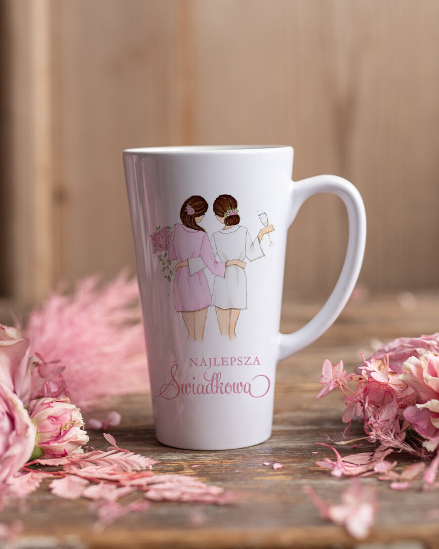 Prezenty dla świadków boxy prezentowy dla Świadkowej, prośba o świadkowanie  box prezentowy dla druhny satynowy szlafrok z koronką, imię  świadkowej na szlafroku 4