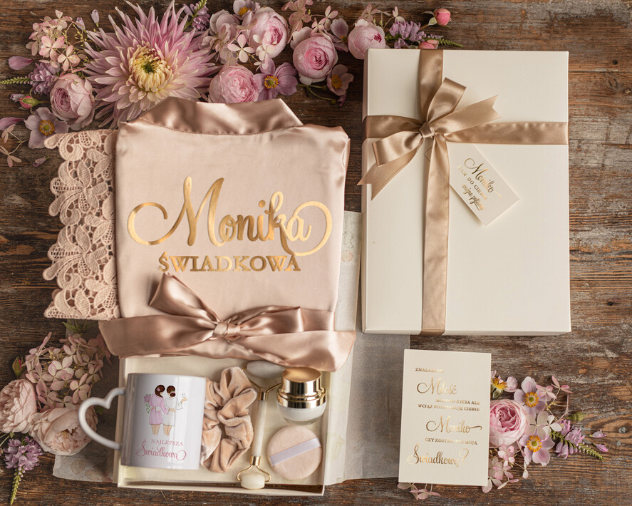 Prezenty dla świadków boxy prezentowy dla Świadkowej, prośba o świadkowanie  prośba o świadkowanie pomysł na prezent dla świadkowej koronkowa podomka dla świadkowej 0