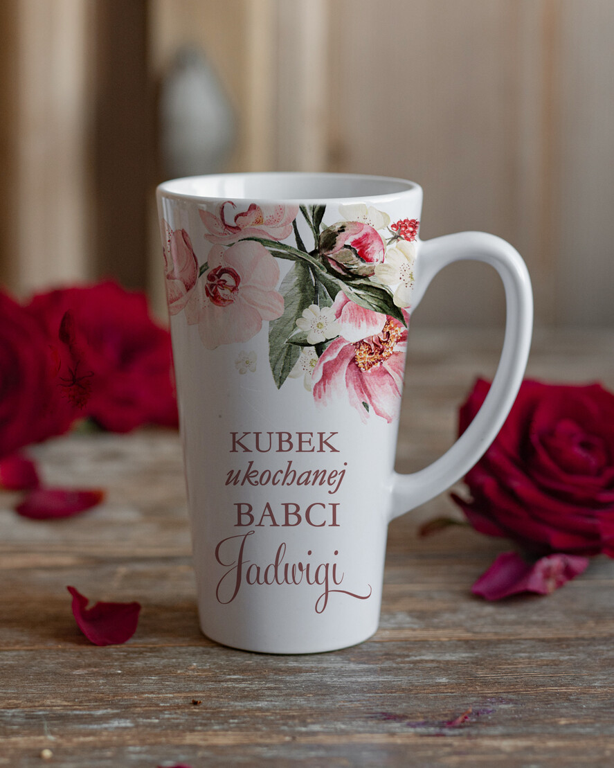 Prezenty dla Babci i Dziadka Prezenty dla Babci Prezent z okazji Dnia Babci Kubek z dedykcją Dla Babci Zestaw z kawą i herbatą1
