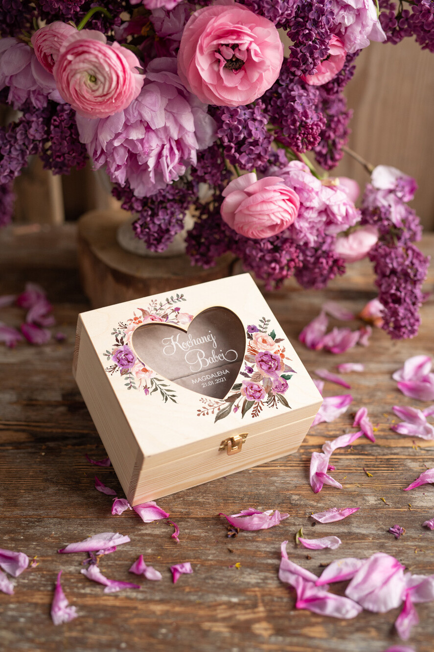 Prezenty dla Babci i Dziadka Prezenty dla Babci  prezenty dla babci szkatułka na biżuterię z dedykacją 1