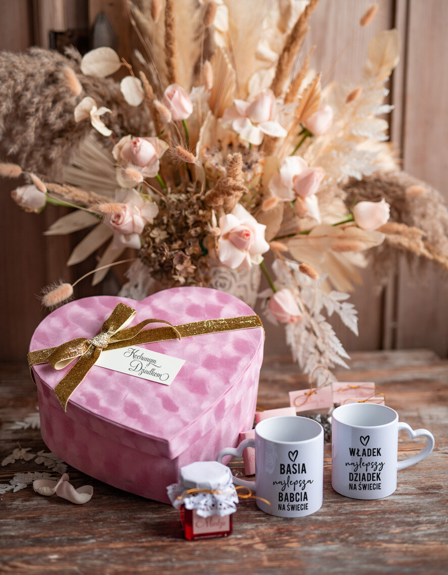 Prezenty dla Babci i Dziadka Zestawy Pezentowe Dla Dziadków  Pomysł na prezent dla Babci i Dziadka  Filizanki w Boxie Prezentowym dla Dziadków 3
