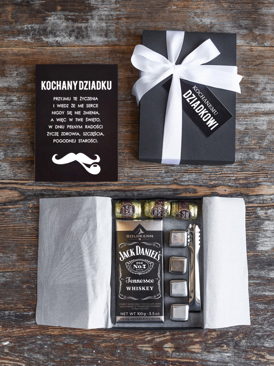 Prezenty dla Babci i Dziadka Prezenty dla Dziadka prezent dla Dziadka, czekolada jack daniels dla dziadka 0