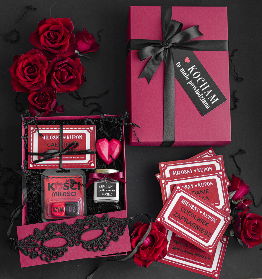 Walentynki prezent na walentynki dla Niej  Walentynki, prezent z okazji Walentynek, co dać dziewczynie na Walentynki, Walentynkowy prezent dla żony, box Walentynkowy, pudełko prezentowe na Walentynki0
