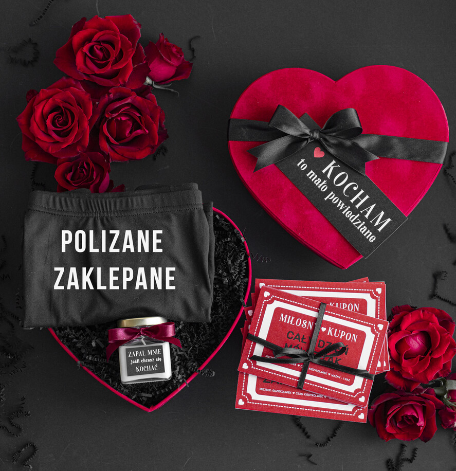 Walentynki prezent na Walentynki dla Niego Prezent z okazji Walentynek, Zestaw Prezentowy Walentynkowy dla męża, box Walentynkowy dla niego, pudełko prezentowe na Walentynki dla chłopaka0