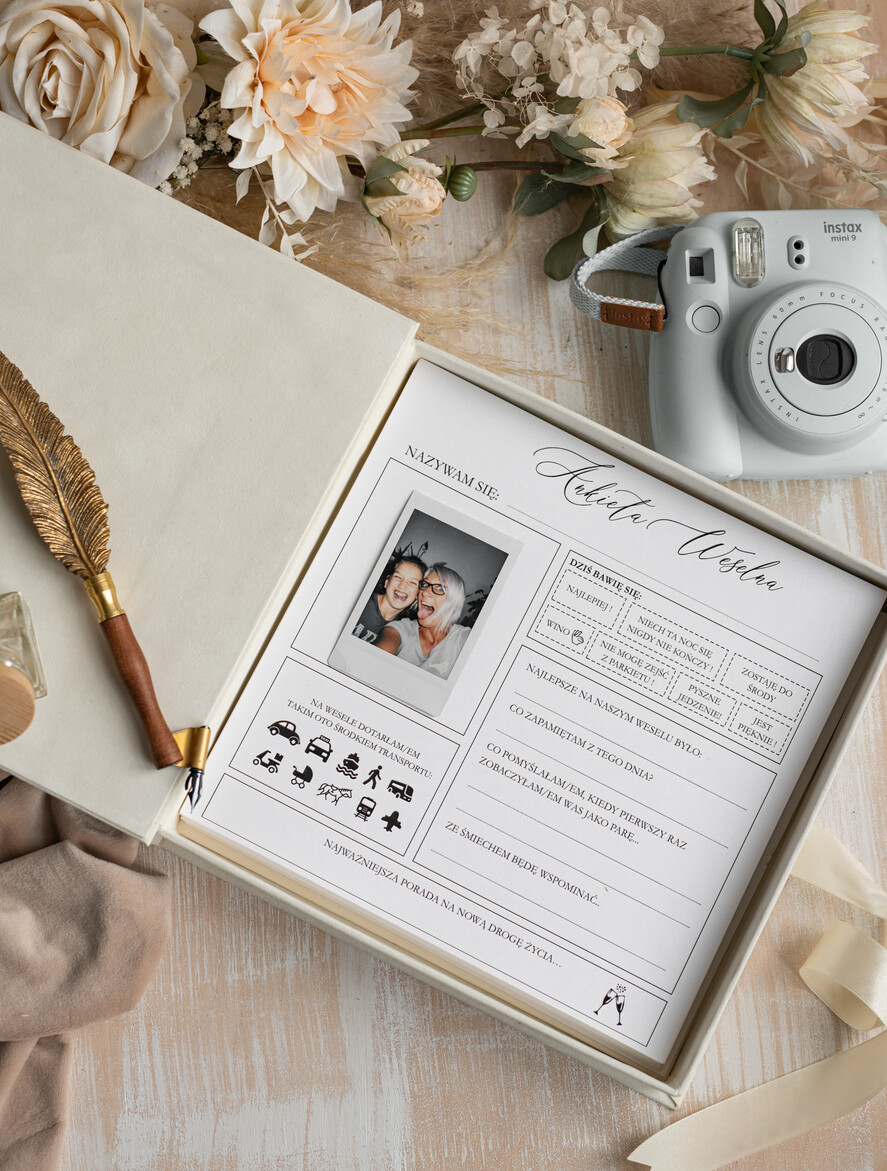 Ankiety weselne ankiety w pudełkach  alternatywa dla Księgi wpisów gości Ankieta Weselna Dla Gości Pamiątka Ze Ślubu, Welurowe Pudełko z ankietami weselnymi, Pamiątka Ze Ślubu Ankiety Weselne3