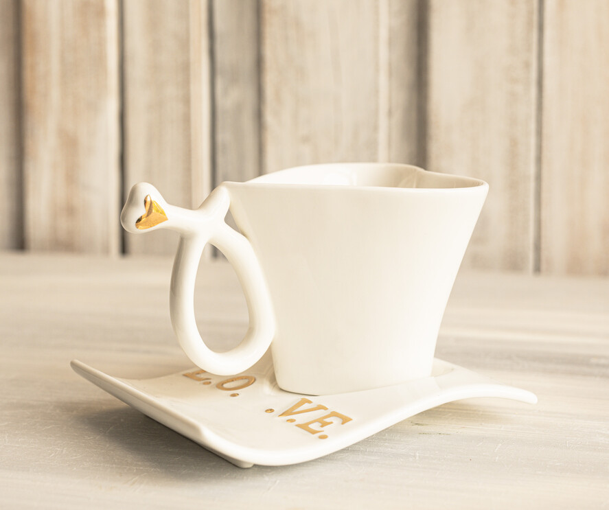 Prezenty dla Mamy zestawy w welurowych i ozdobnych pudełkach  pomysł na prezent z okazji dnia mamy, pudełko z filiżanką i kawą, gotowy do wręczenia prezent dla mamy 7