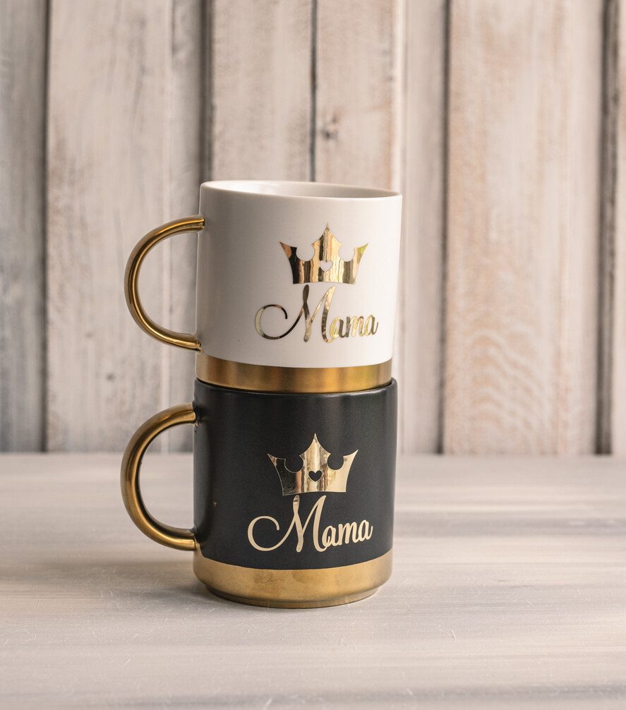 Prezenty dla Mamy zestawy w welurowych i ozdobnych pudełkach  elegancki prezent na dzień mamy, box prezentowy dla mamy z kubkiem, pomysł na prezent z okazji dnia Mamy, kubek z napisem Mama5