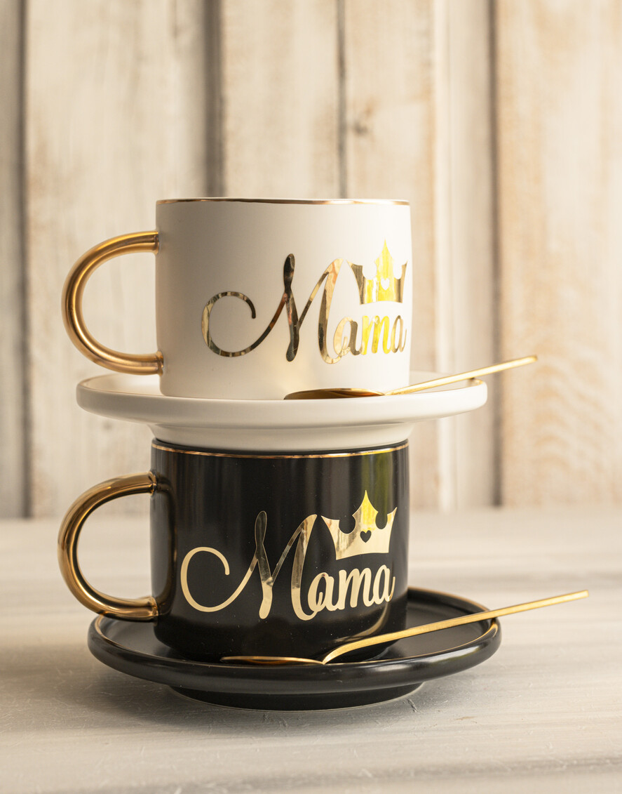 Prezenty dla Mamy zestawy w welurowych i ozdobnych pudełkach  pomysły na prezenty na dzień mamy, boxy prezentowy dla mamy z filiżanką , pomysł na prezent z okazji dnia Mamy, filiżanka z napisem Mama7
