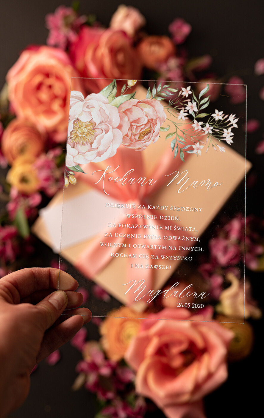 Prezenty dla Mamy kartki i magnesy na lodówkę z życzeniami  Wyjątkowy prezent z okazji dnia Matki pamiątka dla Mamy0