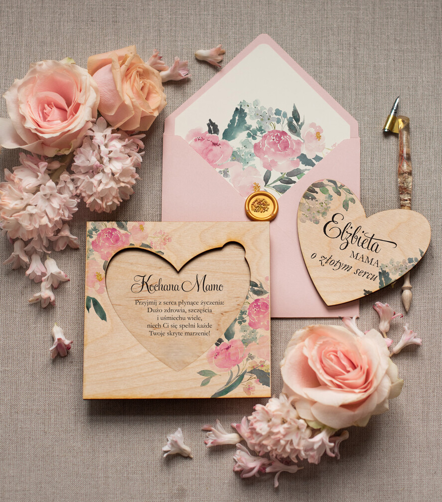 Prezenty dla Mamy kartki i magnesy na lodówkę z życzeniami  Wyjątkowy prezent z okazji dnia Matki pamiątkowa kartka z życzeniami dla Mamy0