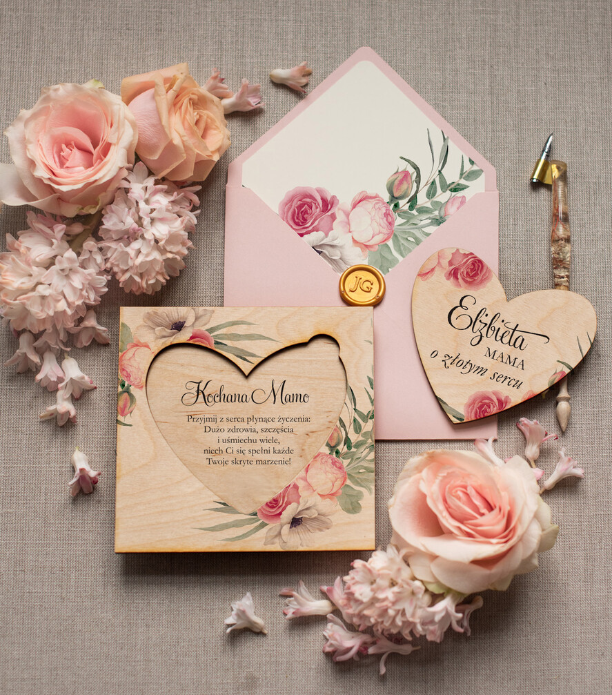 Prezenty dla Mamy kartki i magnesy na lodówkę z życzeniami  Wyjątkowy prezent z okazji dnia Matki pamiątka dla Mamy kartka z życzeniami1