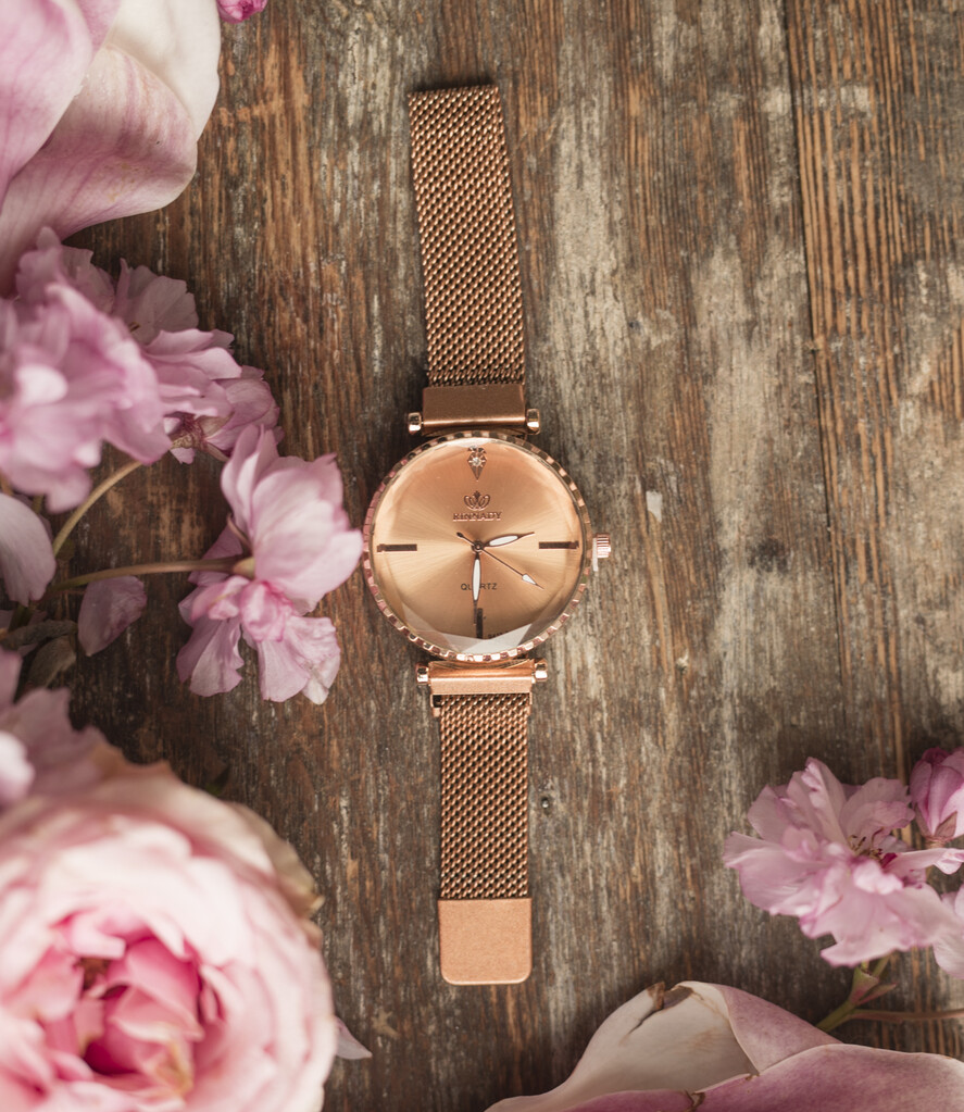 Prezenty dla Mamy Zestawy kosmetyczne   Najpiękniejszy Prezent na dzien Mamy Zestaw Szlafrok Welurowy z Napisem Zegarek Rose Gold 4