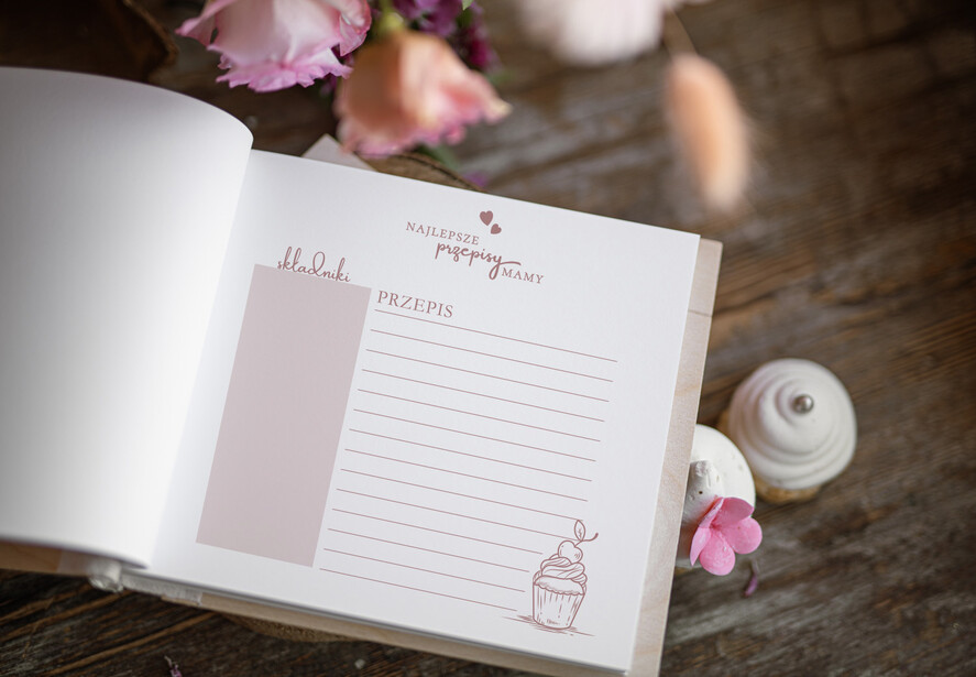 Prezenty dla Mamy notes, książki na przepisy najlepszy prezent na dzień matki książka na przepisy dzień mamy   2
