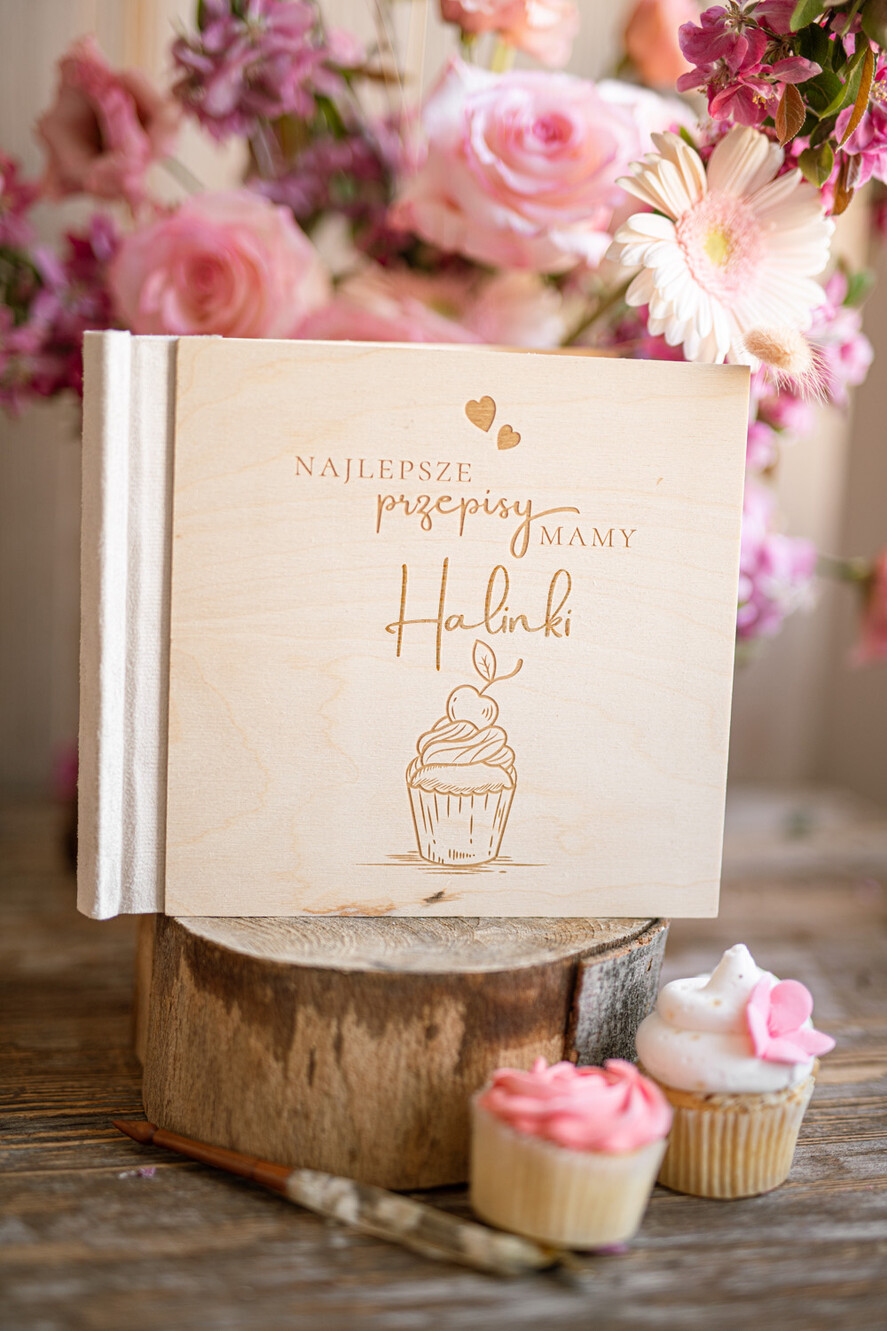 Prezenty dla Mamy notes, książki na przepisy zeszyt na przepisy prezent z okazji dnia Mamy wyjątkowy prezent dla Mamy 5