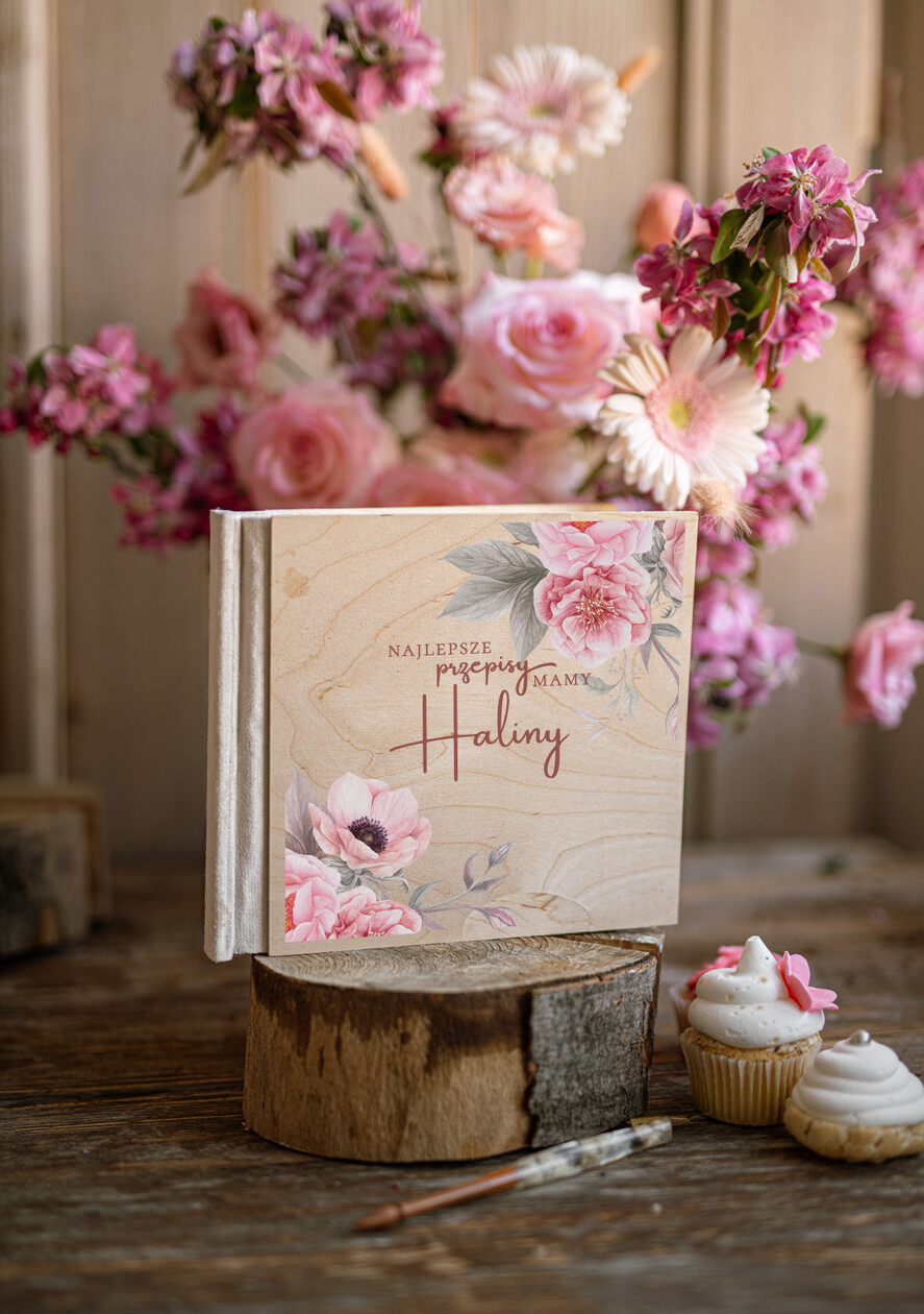 Prezenty dla Mamy notes, książki na przepisy zeszyt na przepisy prezent z okazji dnia Mamy wyjątkowy prezent dla Mamy0