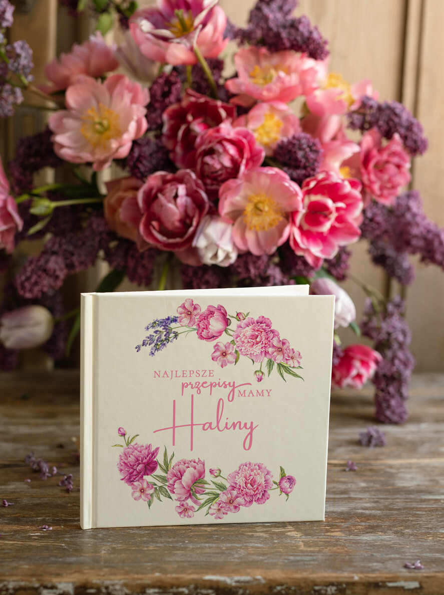 Prezenty dla Mamy notes, książki na przepisy imienny prezent na dzień matki książka na przepisy 2