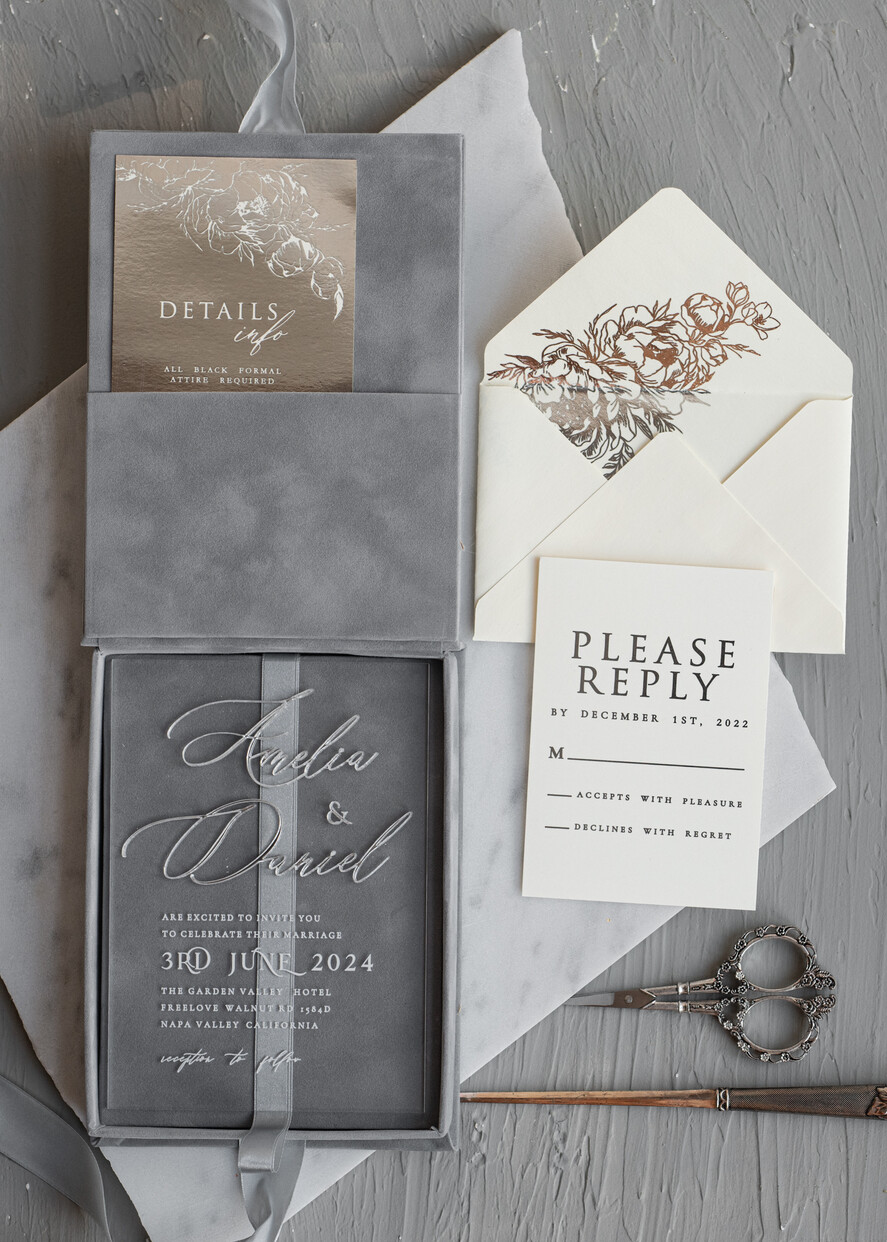 Zaproszenia dla Rodziców  zaproszenia dla Rodziców  welurowe pudełko dla rodziców zaproszenia dla rodziców wyjątkowe zaproszenia dla rodziców na ślub eleganckie zaproszenie dla rodziców7